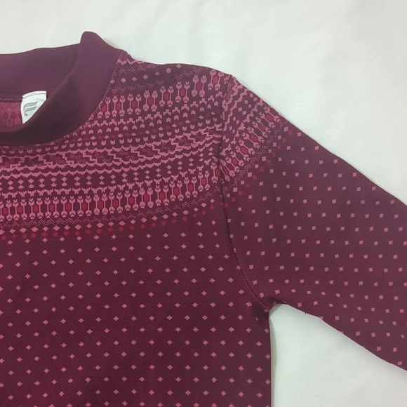 Fabletics Holly Seamless Long Sleeve Top, Color Purple/Pink, Size L - Picture 8 of 13